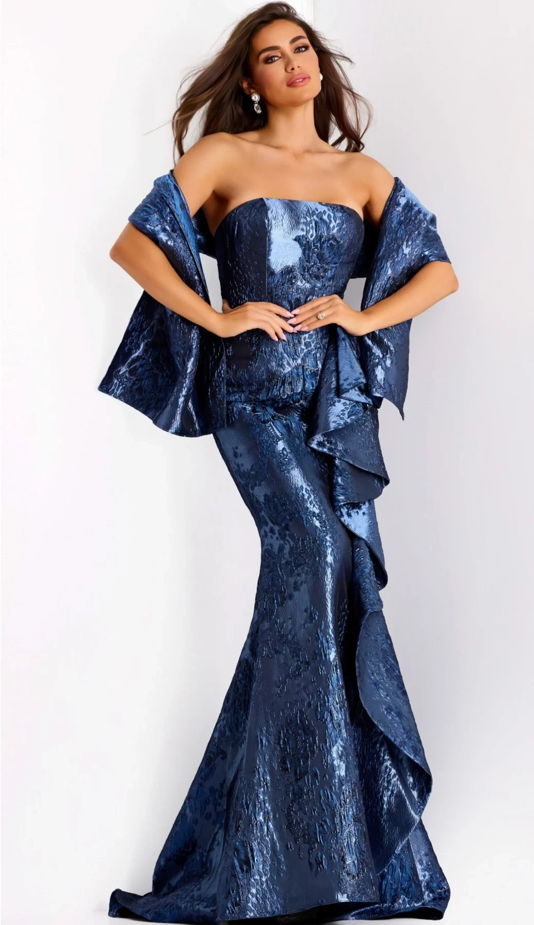 Model wearing a Mothers gown