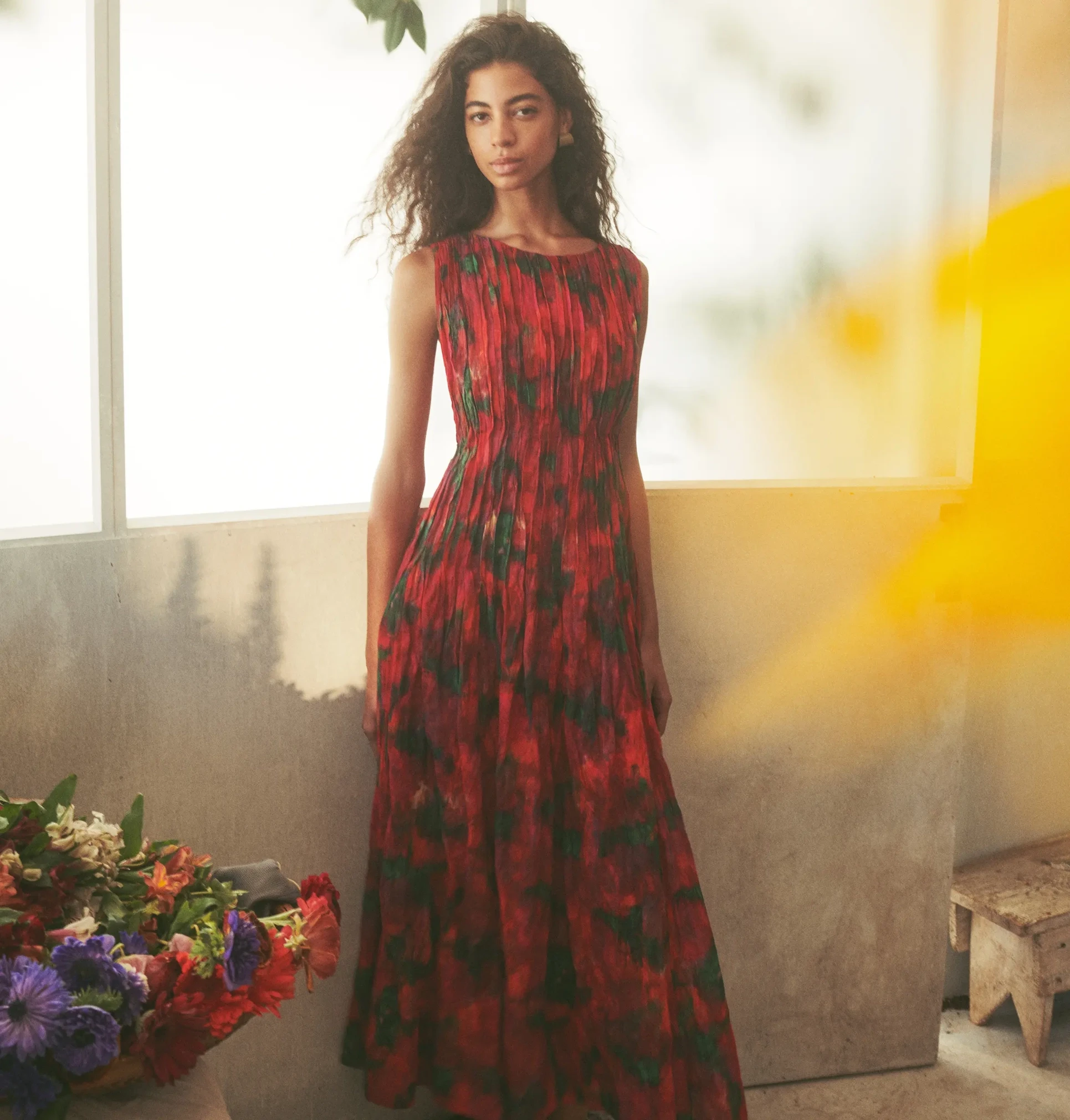 Model wearing a Daywear gown