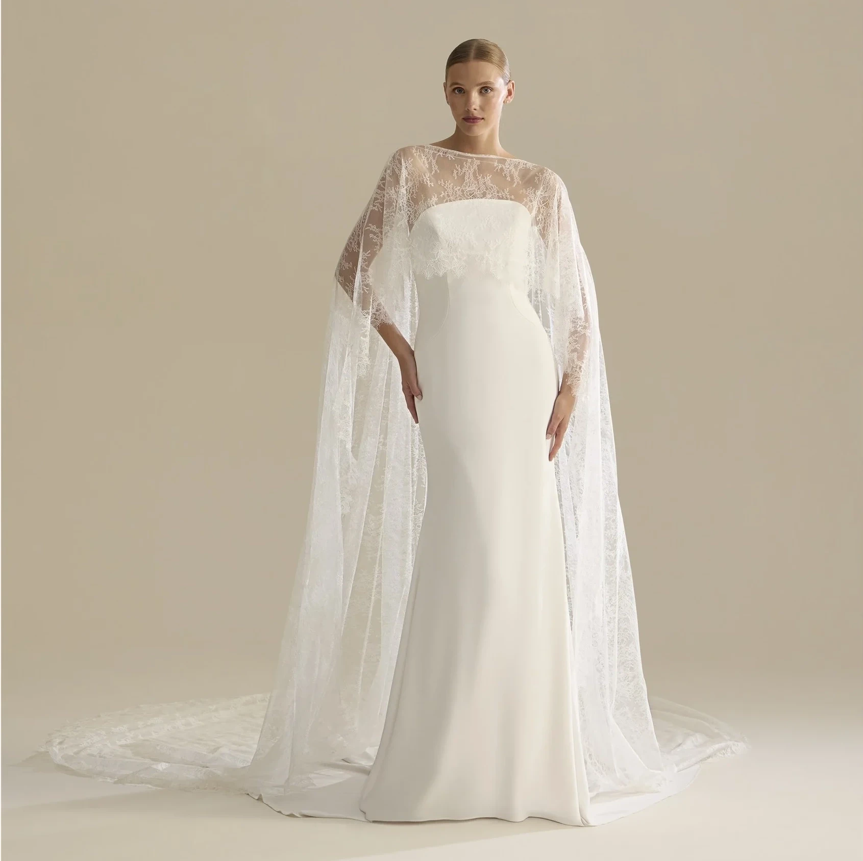 Model wearing a Bridal gown