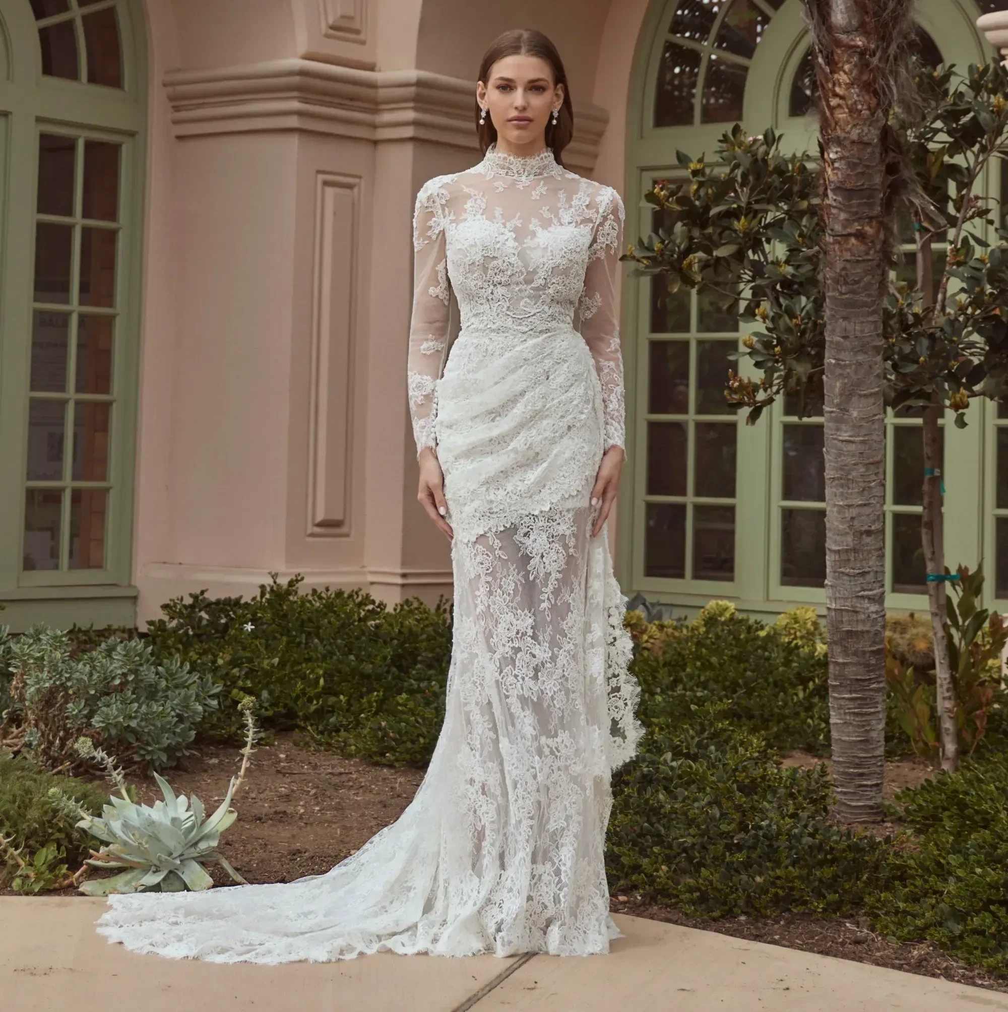 Model wearing a Bridal gown