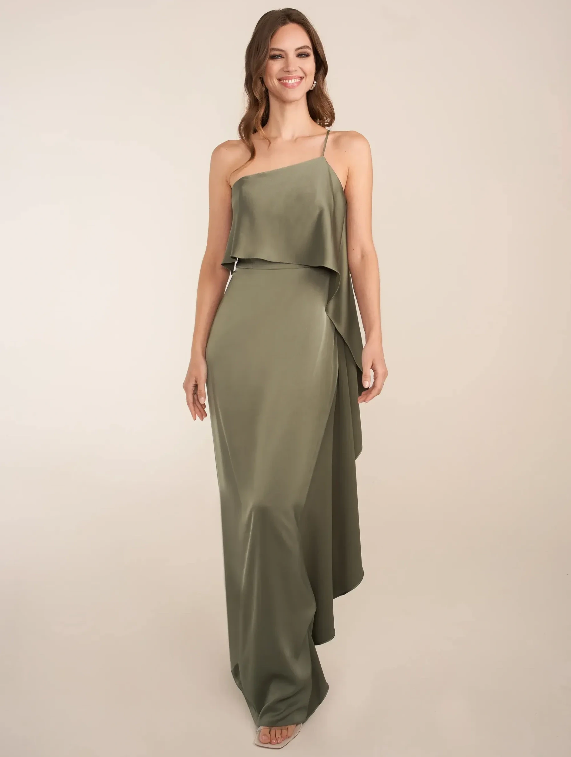 Model wearing a Bridesmaids gown