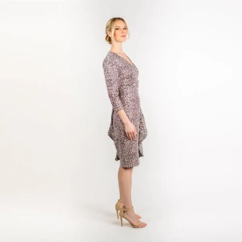 Cenia Assymetic Flounce Sheath CN7162 #7 thumbnail