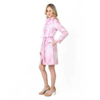 Cenia Long Sleeve Shirt Dress CN7270 #2 thumbnail