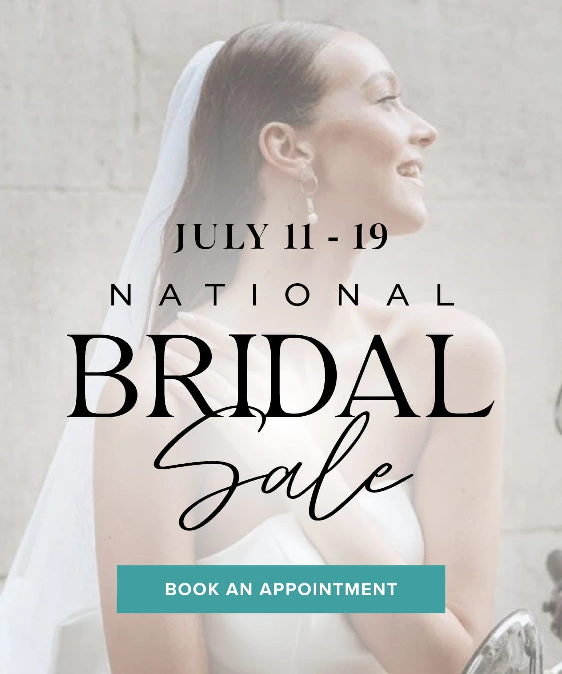 National Bridal Sale mobile banner